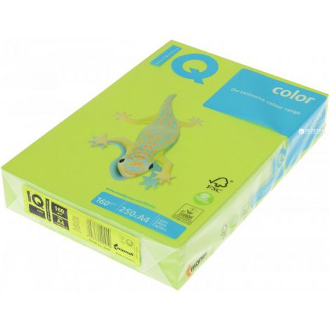 Papier ksero A4/250/160g Mondi IQ zielony jasny